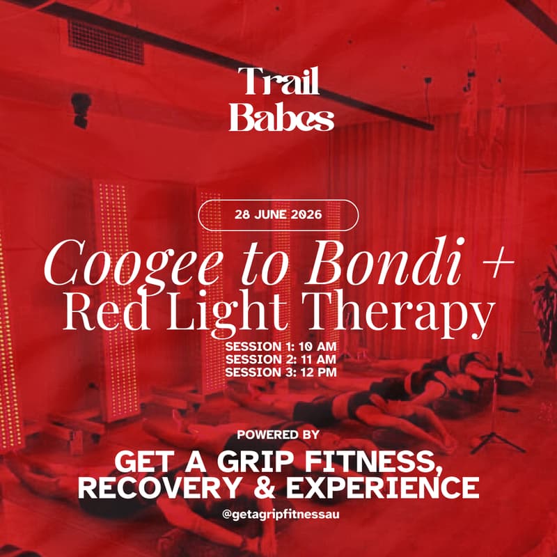 Cover Image for Bondi Red Light Recovery Session | TrailBabes x Get a Grip Fitness Recovery and Experience