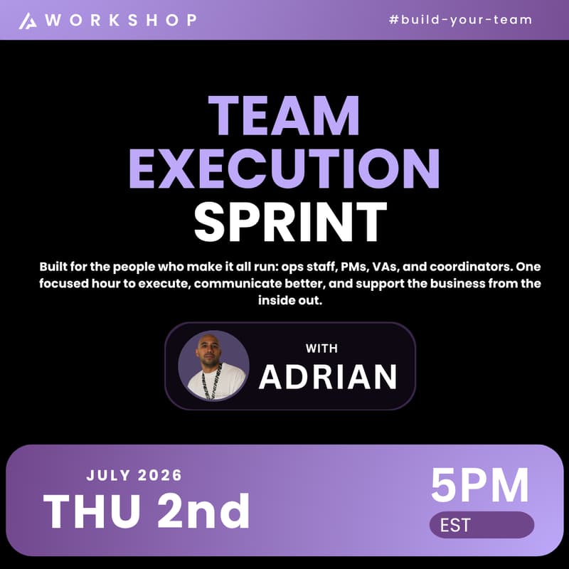 Cover Image for Team Execution Sprint