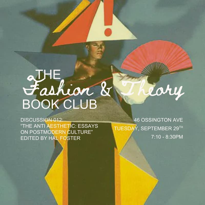 Cover Image for The Anti-Aesthetic: Essays on Postmodern Culture edited by Hal Foster