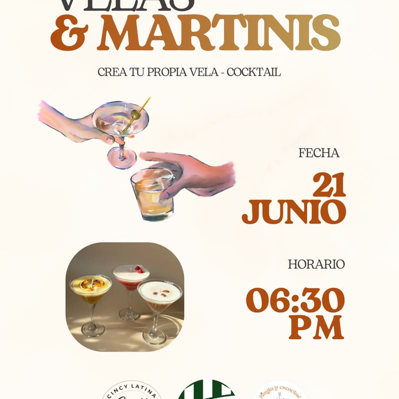 Cover Image for Velas & Martinis 🍸 🕯️