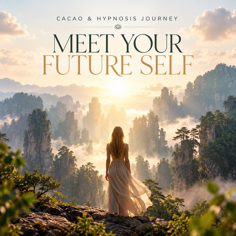 Cover Image for Cacao & Hypnosis Journey: Meet Your Future Self
