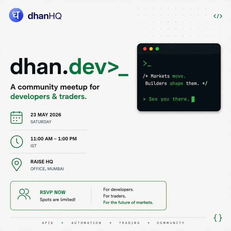 Cover Image for dhan.dev – Mumbai #01