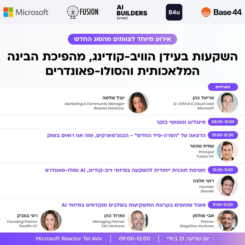 Cover Image for השקעות בעידן הוויב-קודינג, מהפיכת הבינה המלאכותית והסולו-פאונדרים