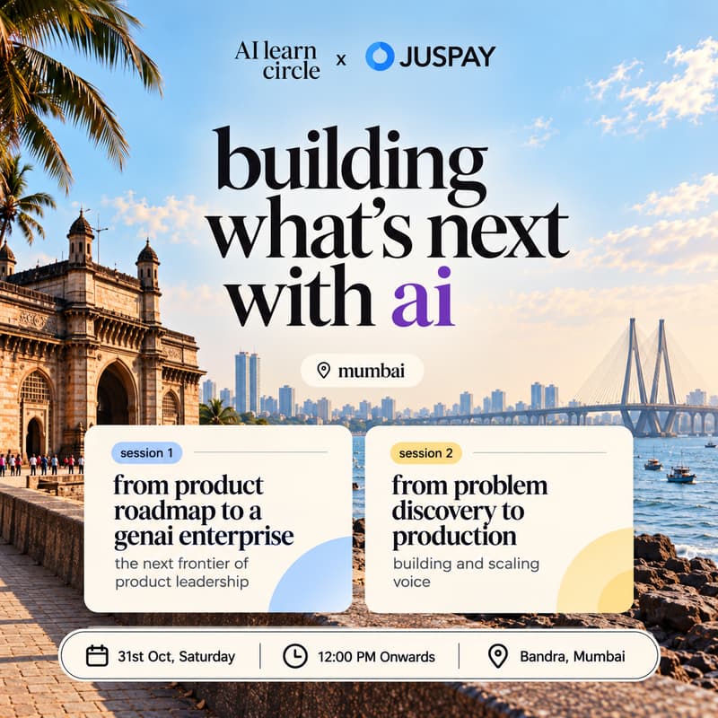 Cover Image for Building What’s Next with AI | Mumbai
