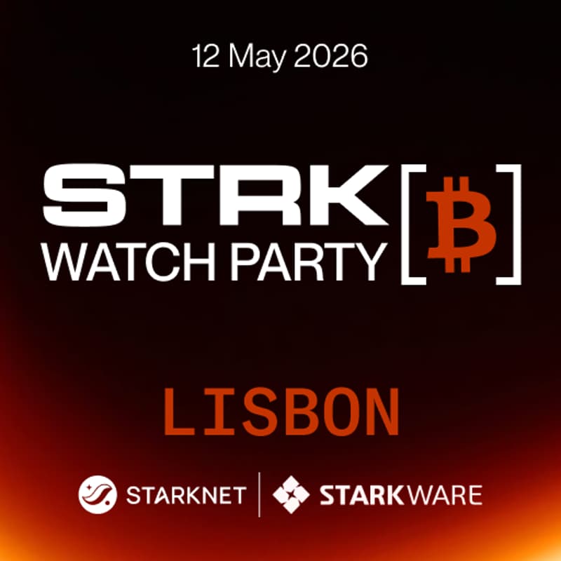 Cover Image for strkBTC Live: Lisbon Watch Party