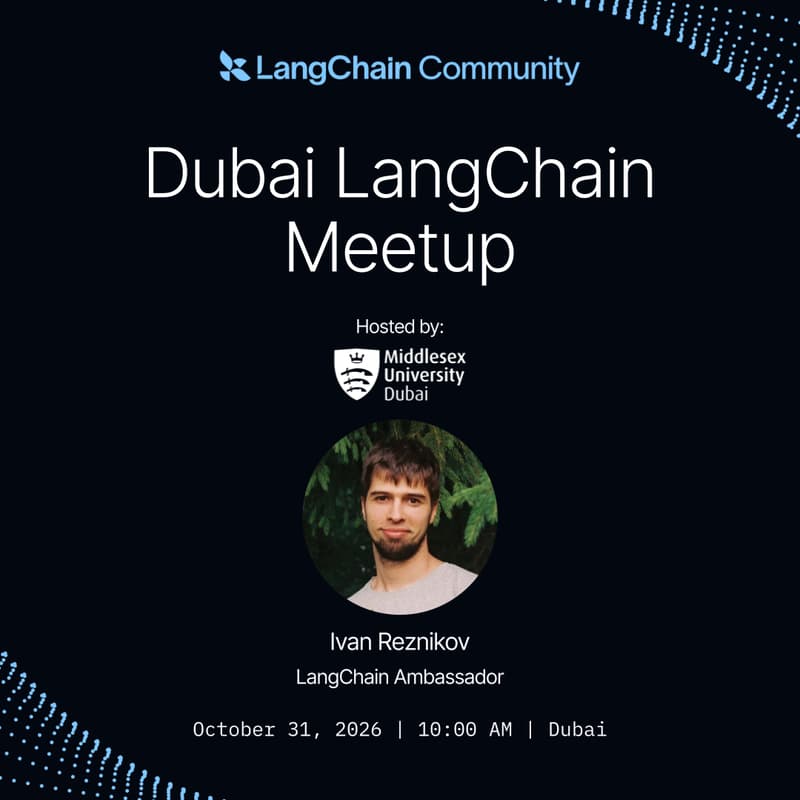 Cover Image for Dubai LangChain Meetup 2026
