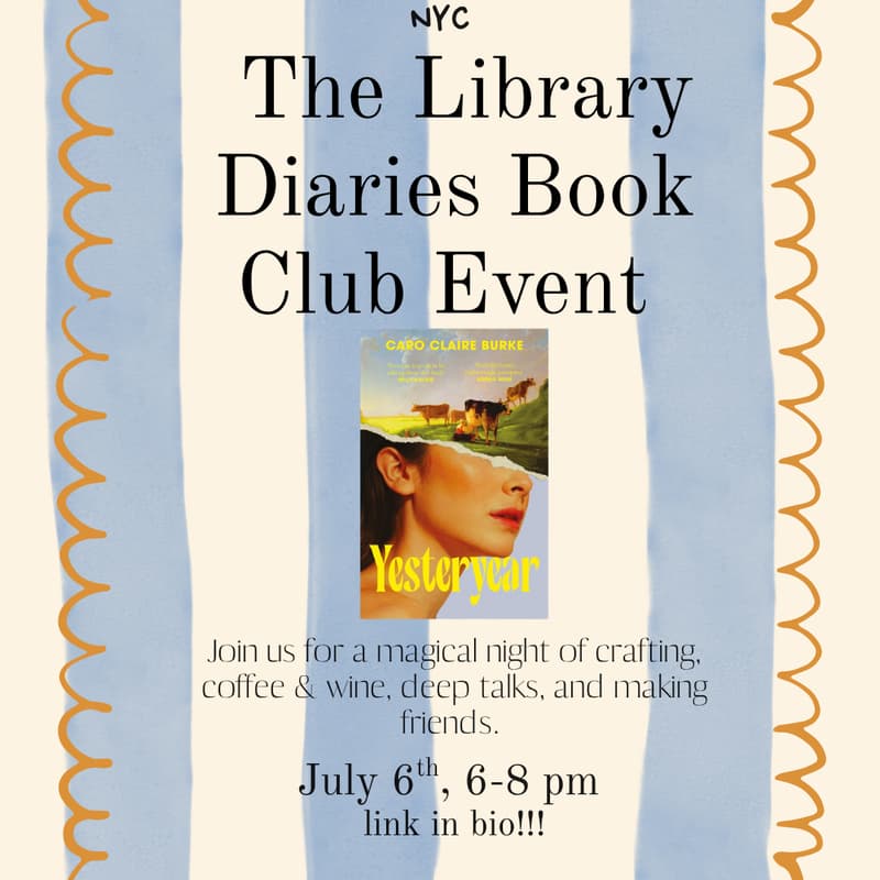 Cover Image for The Library Diaries Book Club Event