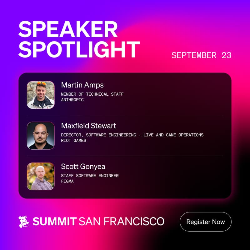 Cover Image for Datadog Summit San Francisco: Anthropic, Figma, Riot Games and Cognition on stage