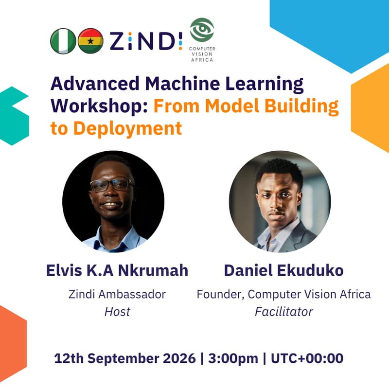 Cover Image for Advanced Machine Learning Workshop: From Model Building to Deployment