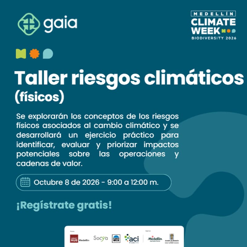 Cover Image for Taller de riesgos climáticos (riesgos físicos)