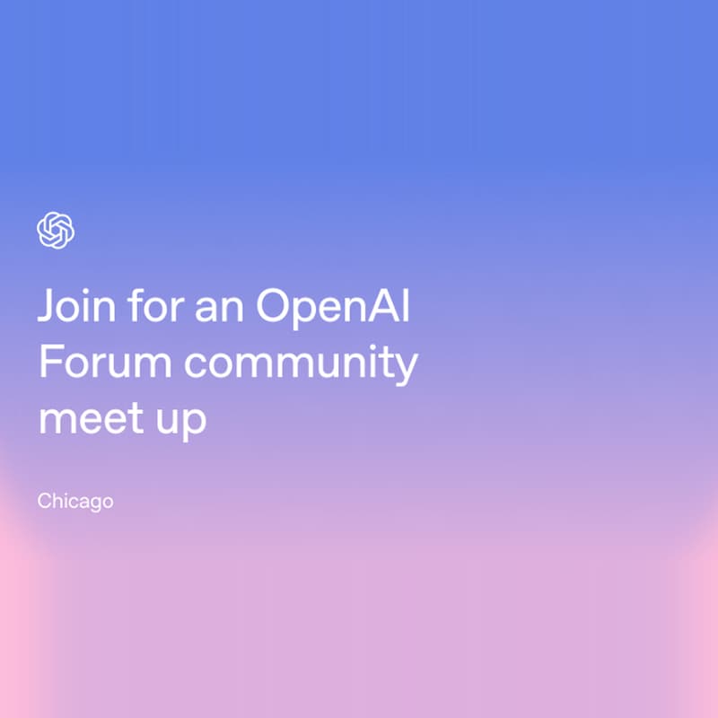 Cover Image for OpenAI Forum Chicago
