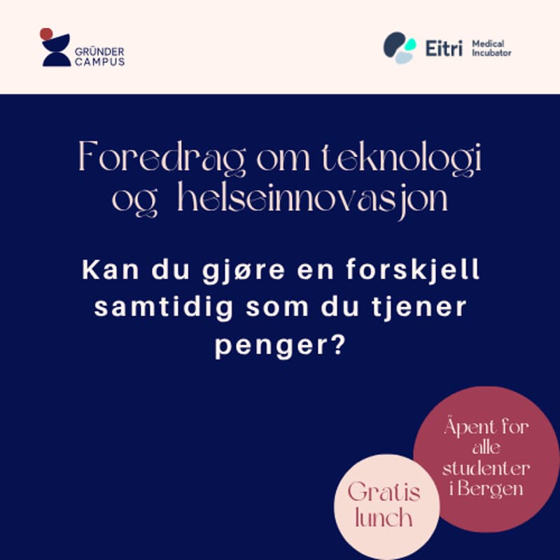 Cover Image for Foredrag om teknologi og helseinnovasjon