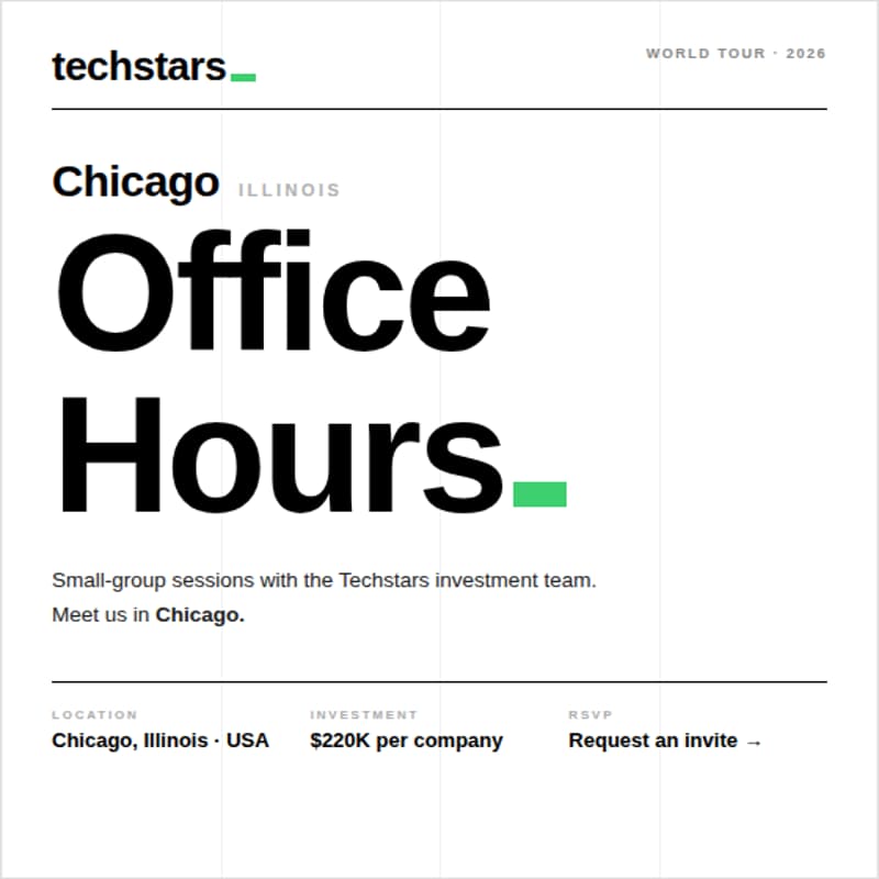 Cover Image for Chicago: Techstars Group Office Hours