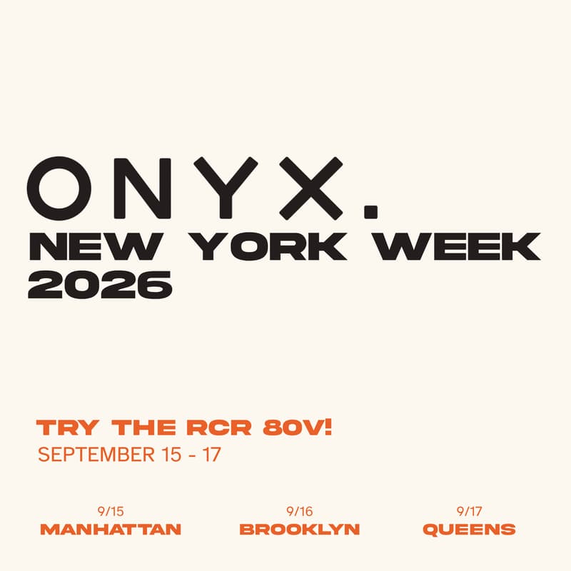Cover Image for ONYX RCR 80V Demos NY 2026