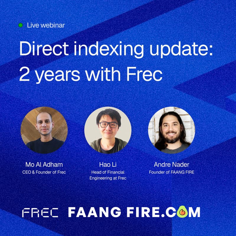 Cover Image for Direct indexing update: 2 years with Frec