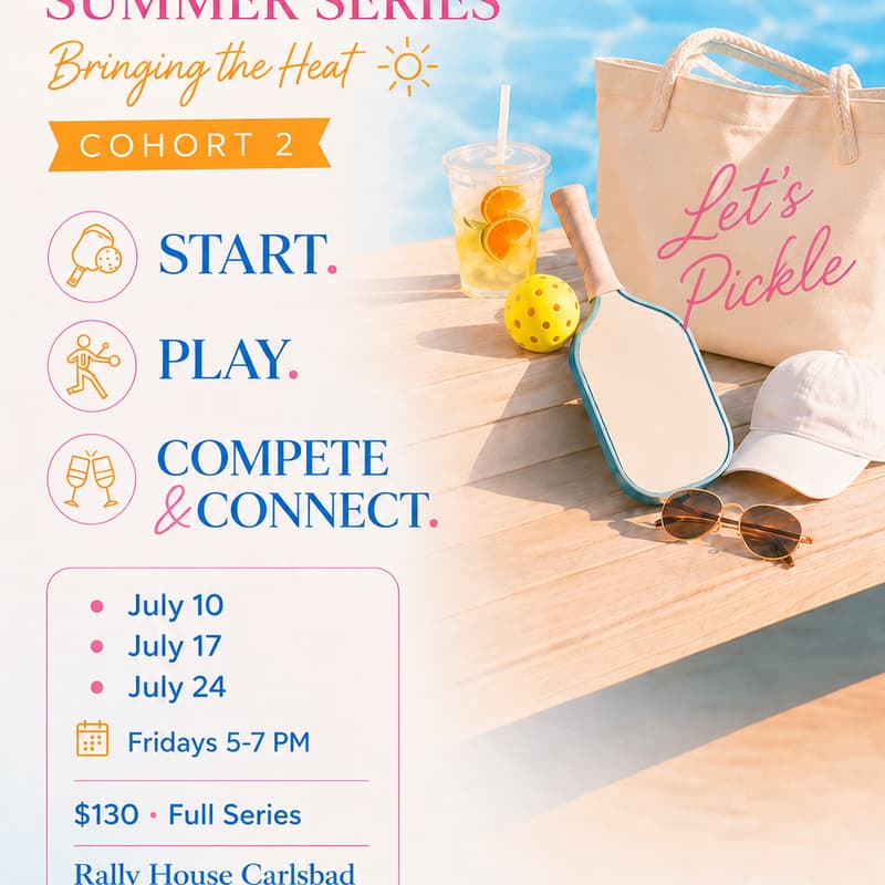 Cover Image for Kitchen Club: Pickleball Beginner Summer Series