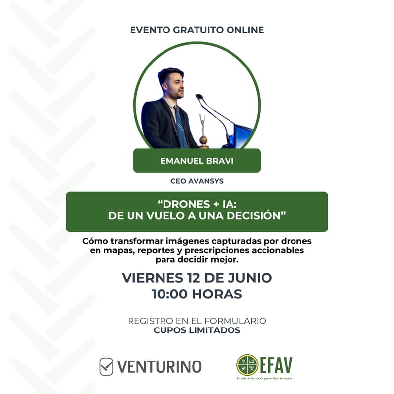 Cover Image for Charla de innovación: Drones +IA - De un vuelo a una decisión