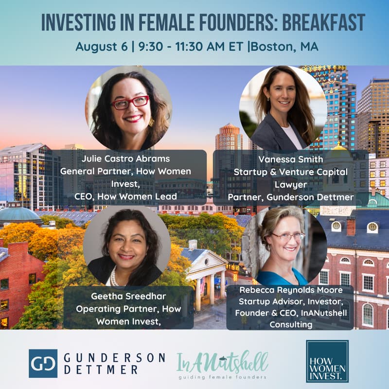 Cover Image for How Women Invest Boston: Founder Breakfast