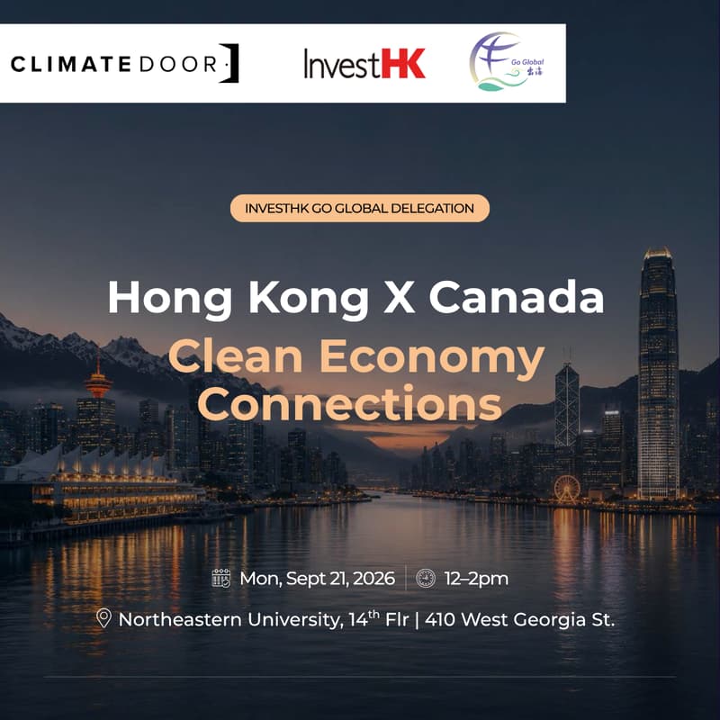 Cover Image for Hong Kong x Canada: Clean Economy Connections