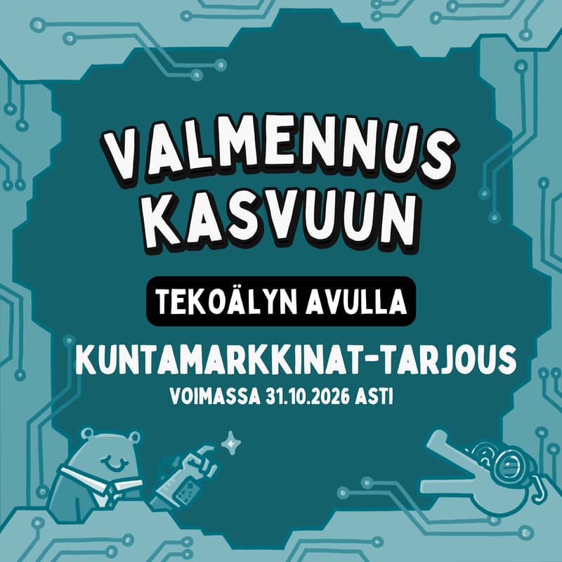 Cover Image for Yritysten kasvusuunnitelma ja tekoäly työpariksi