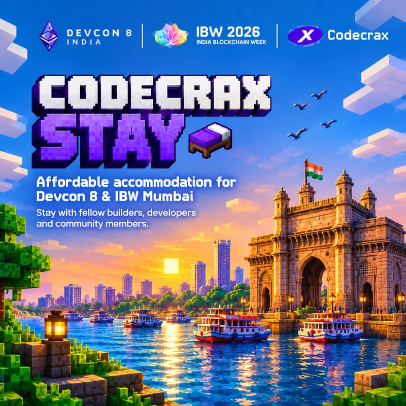 Cover Image for Codecrax Stay | Affordable Accommodation for Devcon 8 & IBW Mumbai