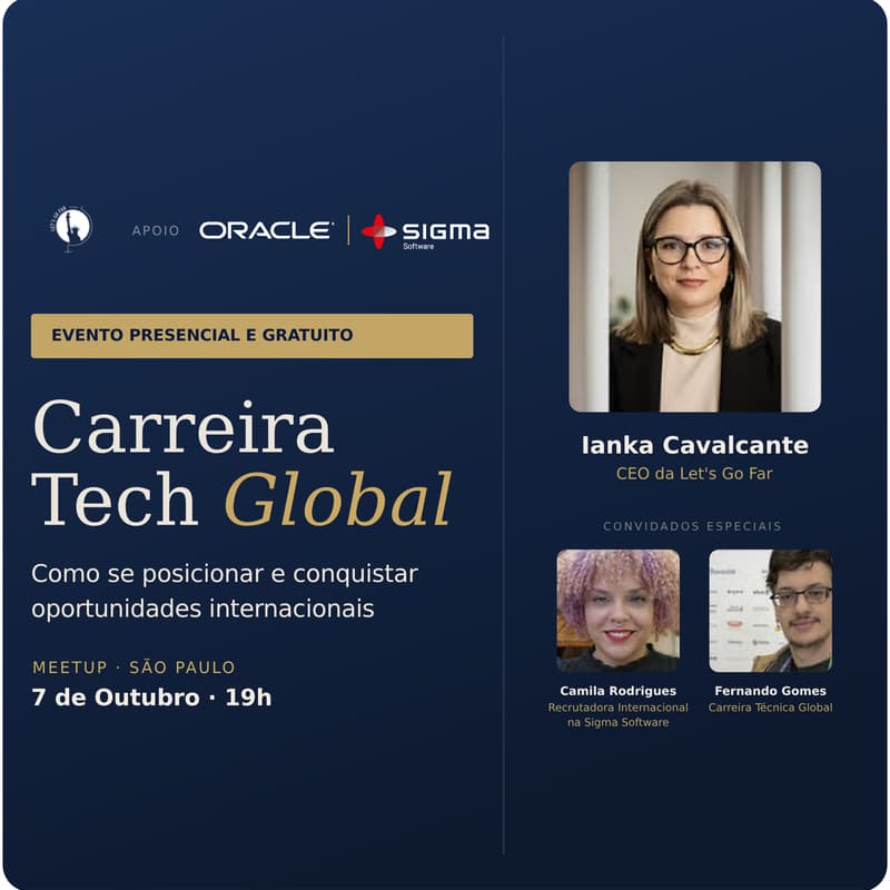 Cover Image for Carreira Tech Global: Como se Posicionar e Conquistar Oportunidades Internacionais
