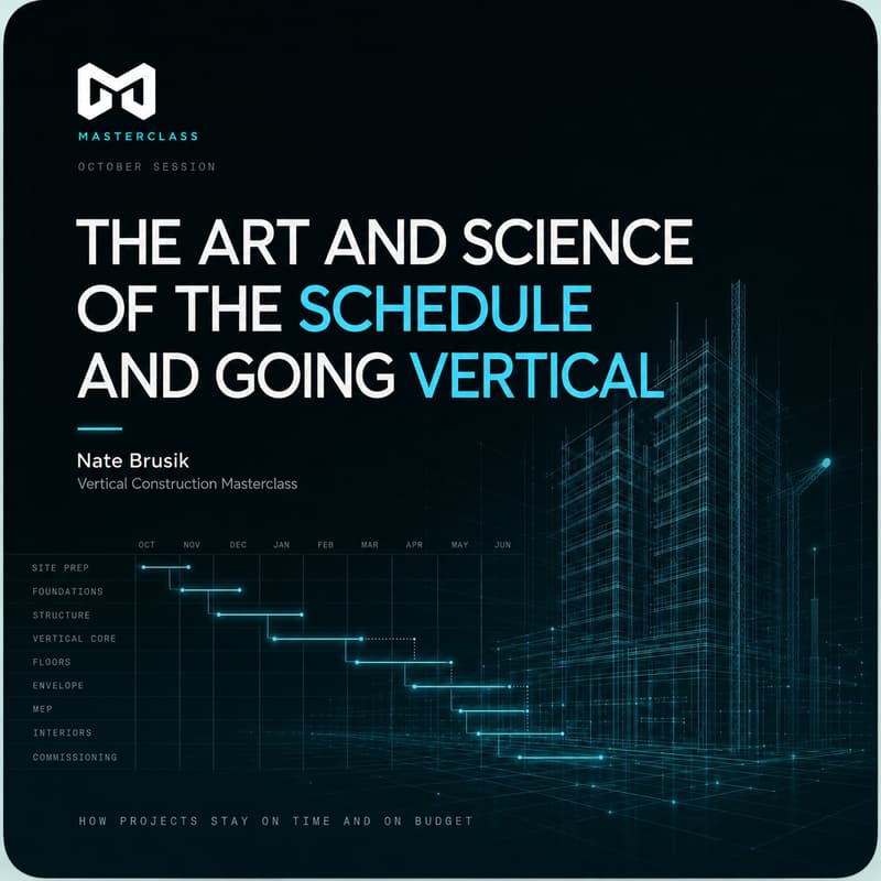 Cover Image for The Art and Science of The Schedule And Going Vertical