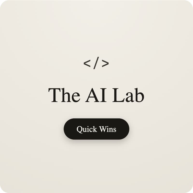 Cover Image for Quick Wins: Build your mini-AI brain