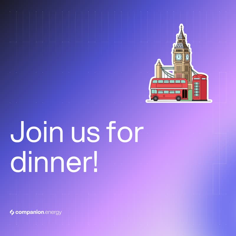 Cover Image for Companion's London Dinner