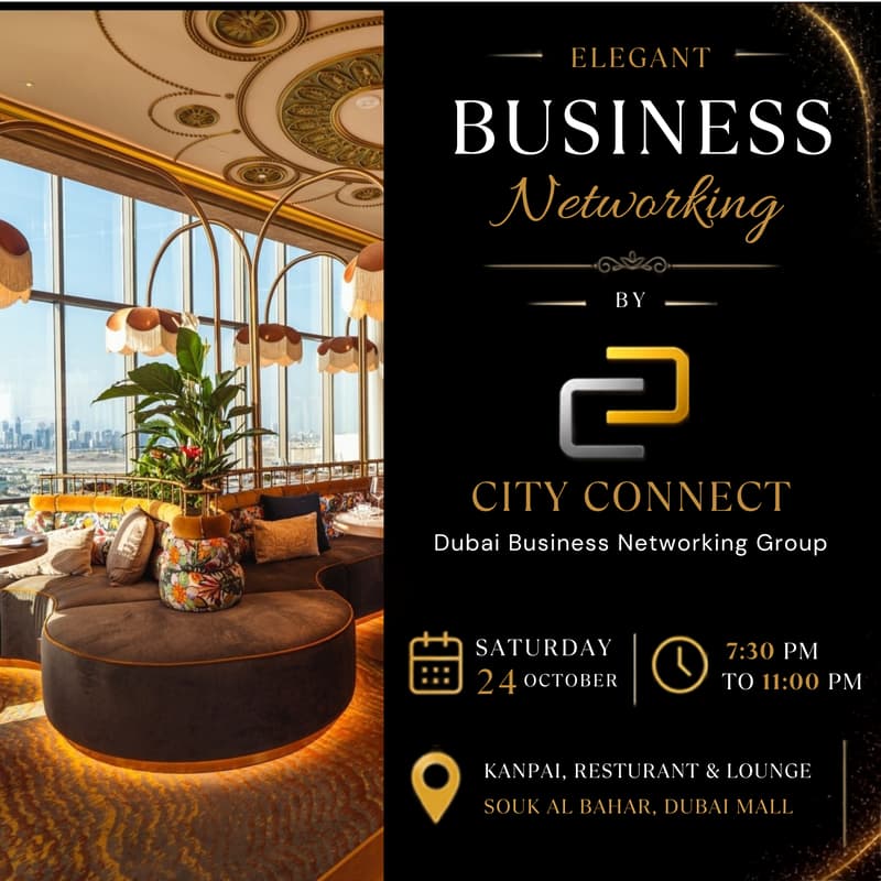 Cover Image for ✨ Special Elegant Business Networking by City Connect 💫 Many Prizes & Connections waiting you🎁