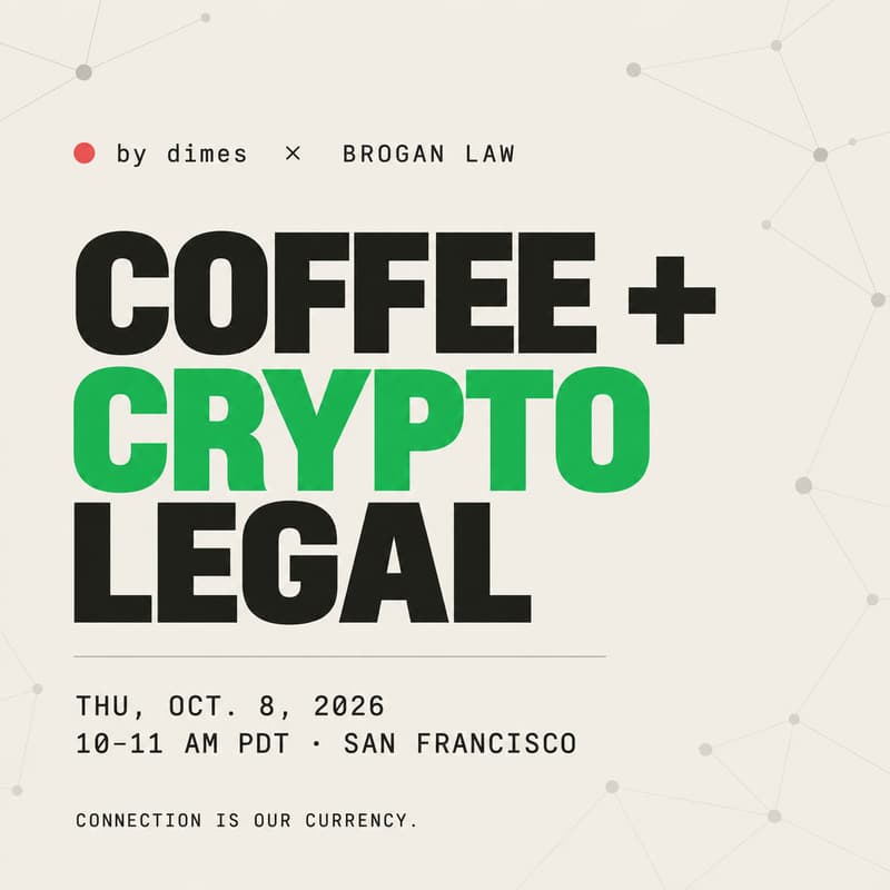 Cover Image for Coffee + Crypto Legal