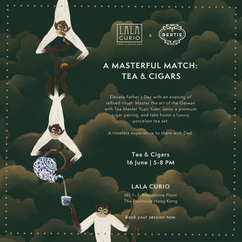Cover Image for A Masterful Match: Tea & Cigars