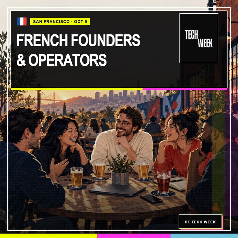 Cover Image for French founders & operators Drinks - Tech Week