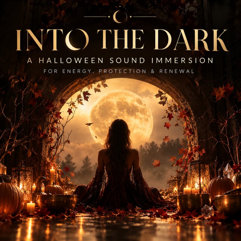 Cover Image for INTO THE DARK 🌑- A Halloween Sound Immersion for Energy, Protection & Renewal