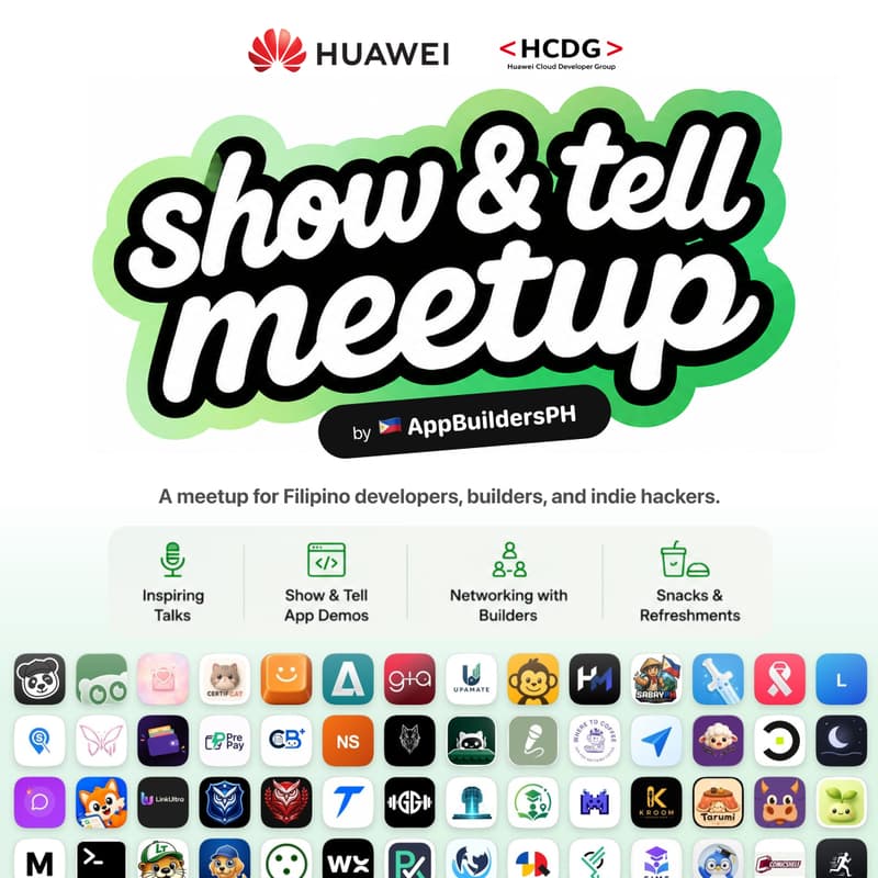 Cover Image for Show & Tell Meetup by AppBuildersPH