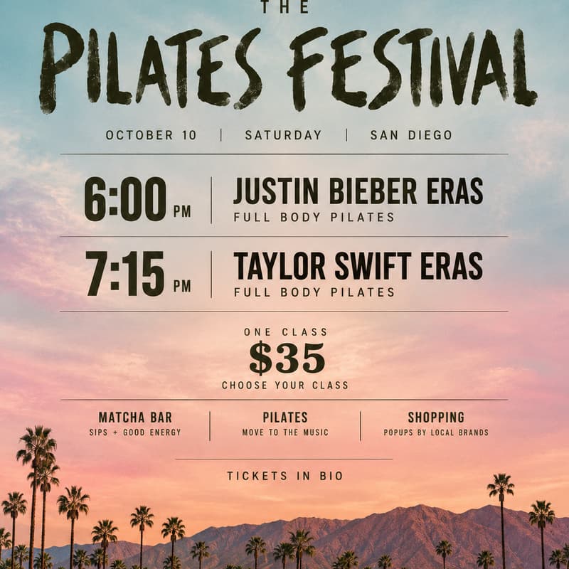 Cover Image for THE PILATES FESTIVAL - SAN DIEGO