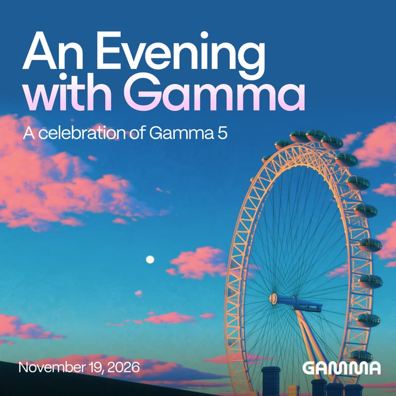 Cover Image for An Evening with Gamma: A Celebration of Gamma 5