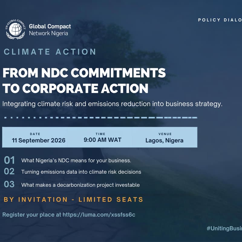 Cover Image for FROM NDC COMMITMENTS TO CORPORATE ACTION: INTEGRATING CLIMATE RISK AND EMISSIONS REDUCTION INTO BUSINESS STRATEGY