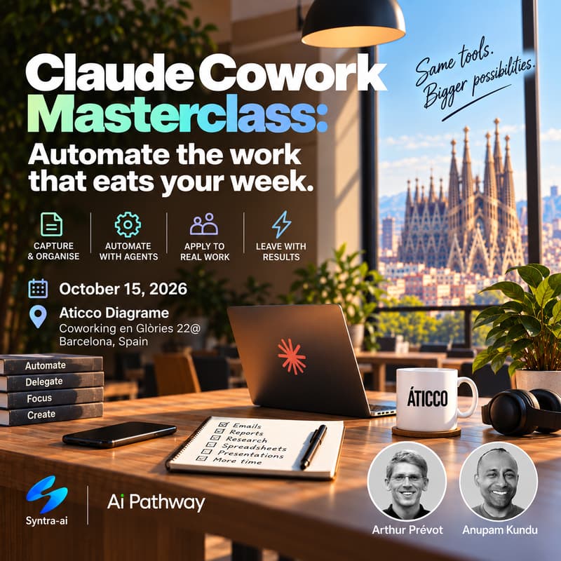 Cover Image for Claude Cowork Masterclass: Automate the work that eats your week.
