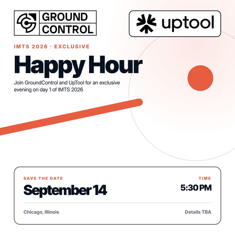 Cover Image for IMTS Happy Hour by GroundControl x Uptool