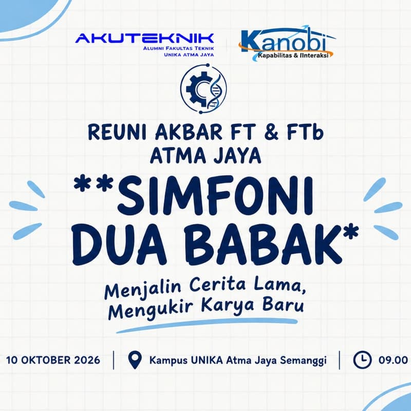 Cover Image for Reuni Akbar AKU TEKNIK KANOBI UNIKA Atma Jaya