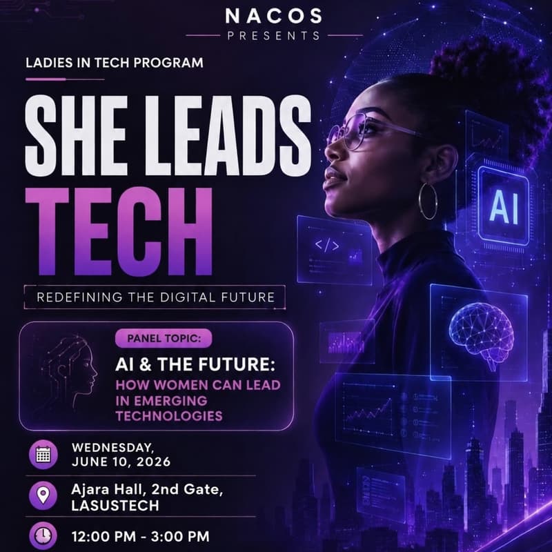 Cover Image for She Leads tech: Redefining the Digital Future