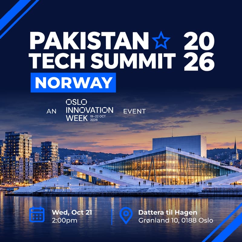 Cover Image for 16th Pakistan Tech Summit - Norway