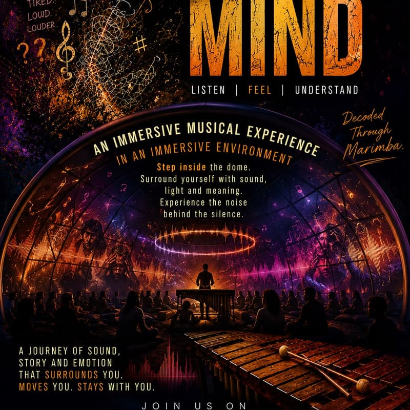 Cover Image for The Overloaded Mind: Finding the Voice Within. An Immersive 360° Dome Experience
