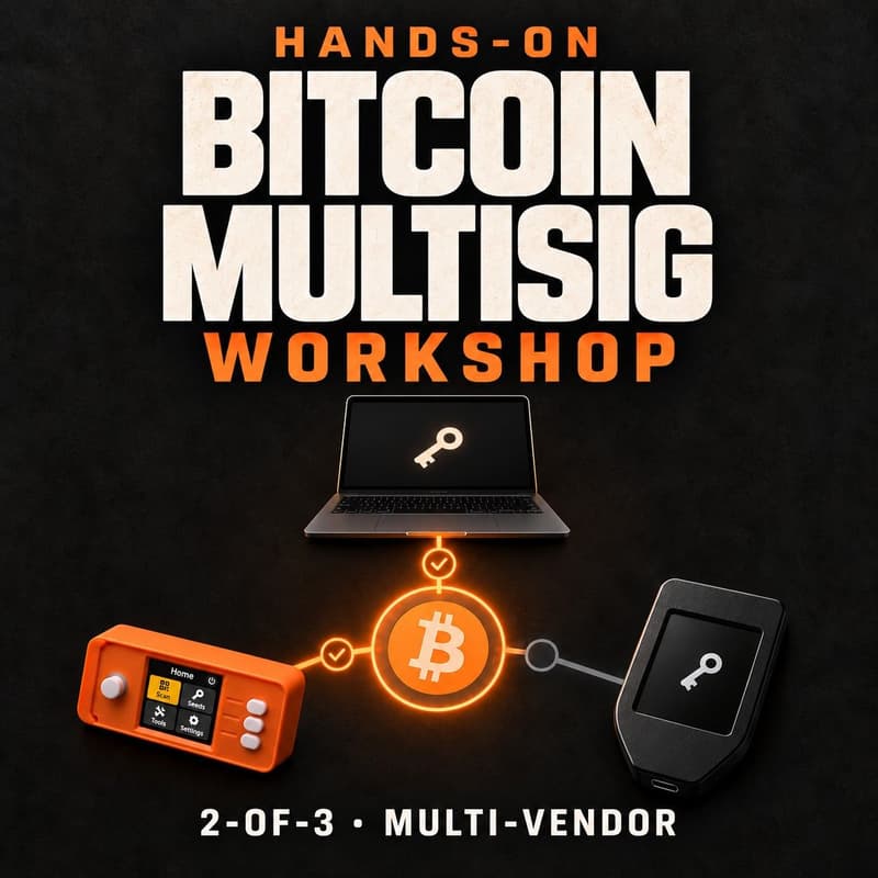 Cover Image for Hands-On Bitcoin Multisig Workshop