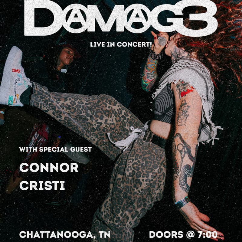 Cover Image for DAMAG3 in Chattanooga (21+ Event)