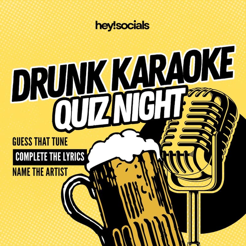 Cover Image for Drunk Karaoke Quiz Night (Friday, July 24 | 8PM)