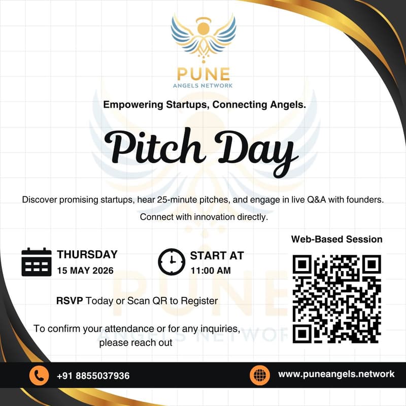 Cover Image for 19th Pitch Day - Pune Angels Network