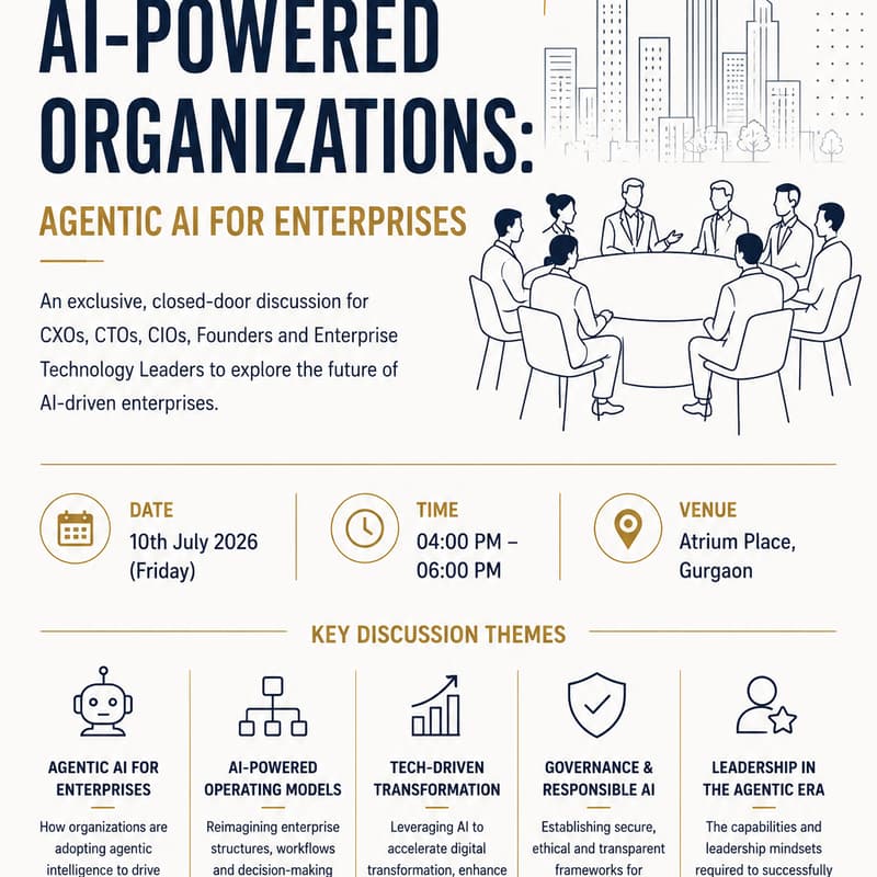 Cover Image for Closed CXO Roundtable : Agentic AI