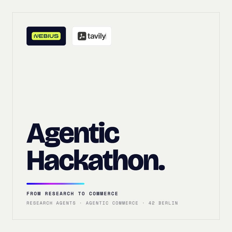 Cover Image for Agentic Hackathon: From Research to Commerce